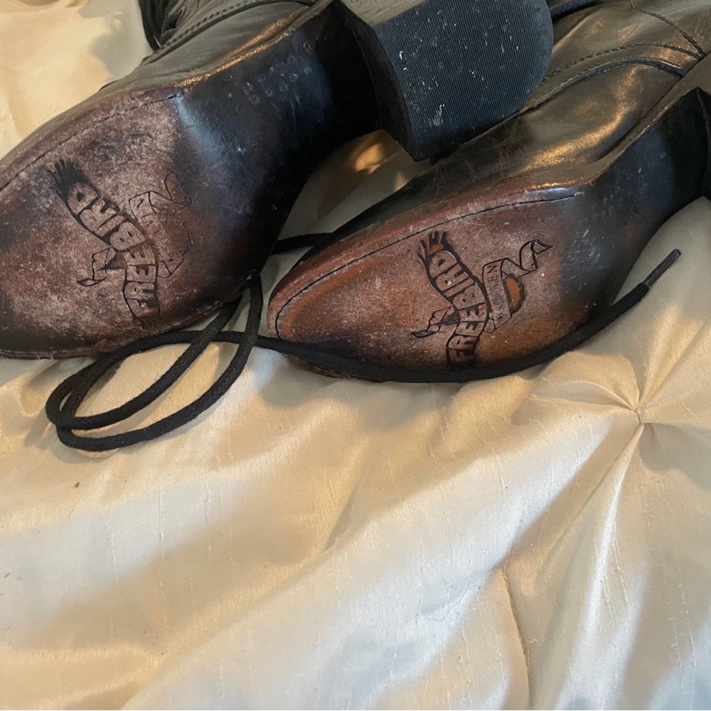 Freebird by Steven Black Grany Lace Up Boots - Picture 3 of 3